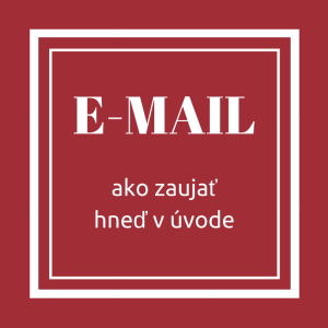 Písanie efektívneho úvodu e-mailu